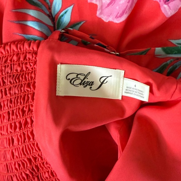 Eliza J Tiered Floral Print Maxi Dress - Picture 8 of 9